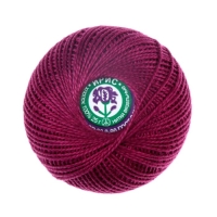 Нитки вязальные "Ирис" 150м/25гр 100% мерсеризованный хлопок цвет 1206