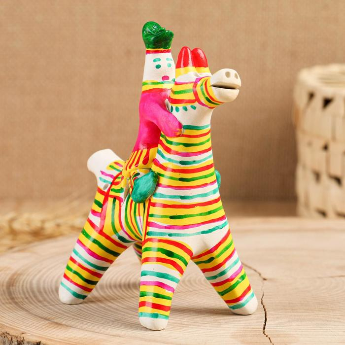 Филимоновская игрушка &laquo;Всадник&raquo;