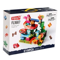 Конструктор Шарики &laquo;Зоо-горка&raquo;, 210 деталей