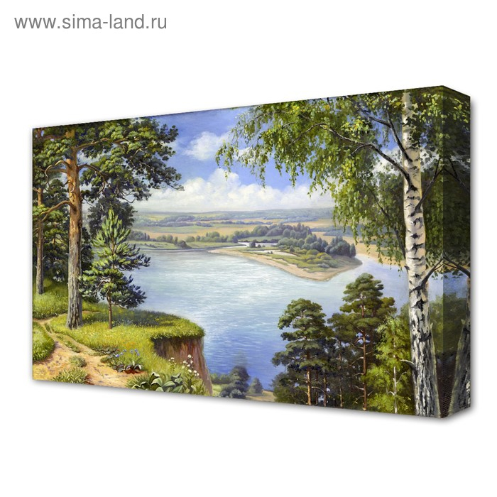 Картина на холсте Картина на холсте "Лесная сказка" 60*100 см