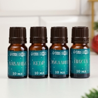 Новый год Набор эфирных масел 10 мл "Новогодняя сказка" лаванда, пихта, эвкалипт, кедр Новый год Набор эфирных масел 10 мл "Новогодняя сказка" лаванда, пихта, эвкалипт, кедр