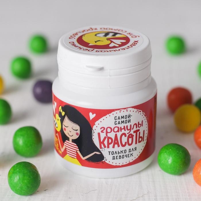 Жевательная резинка &laquo;Гранулы красоты&raquo;, 40 г.