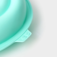 Форма для муссовых десертов и выпечки Доляна &laquo;Сердце&raquo;, силикон, 22&times;20&times;7 см, цвет МИКС