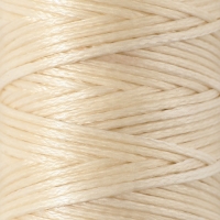 Нитки вощёные, плоские, 210D/16, 1 мм, 50 &plusmn; 2 м, цвет молочный