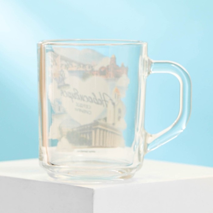 Кружка стеклянная &laquo;Новосибирск&raquo;, 200 мл