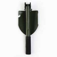 Лопата туристическая, складная &laquo;Крутому мужику&raquo;, 36 х 10 см., металлический черенок с ручкой, в чехле