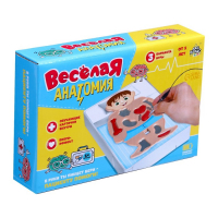 Настольная игра &laquo;Весёлая анатомия&raquo;, работает от батареек, от 1 игрока, 5+
