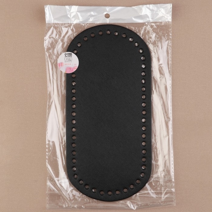 Донце для сумки, 25 &times; 12 &times; 0,3 см, цвет чёрный