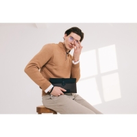 Клатч мужской, цвет чёрный/коричневый Клатч мужской, цвет чёрный/коричневый