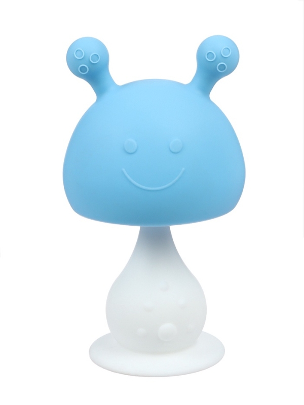 Набор прорезывателей силиконовых &laquo;Мой Зайка&raquo;, с погремушкой, 3 шт., на присоске, в кейсе, Крошка Я