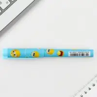 Ручка шариковая, синяя паста 0.7 мм, с колпачком, пластик &laquo;Смайлики&raquo;