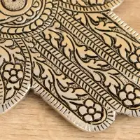 Подставка под благовония " Рука Фатимы" алюминий 13х10 см