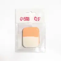 Спонж для макияжа, 5.5&times;4.5 см, белый, бежевый