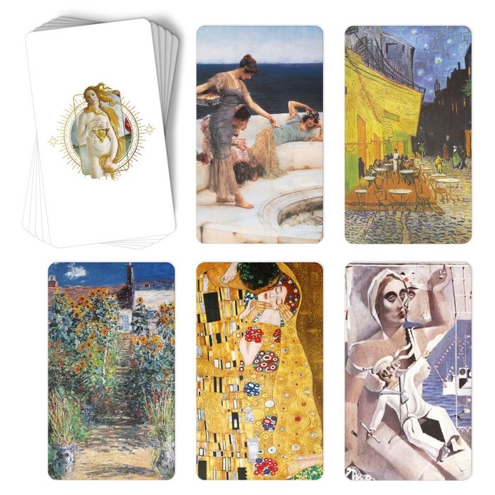 Метафорические ассоциативные карты &laquo;По мотивам мировых полотен&raquo;, 50 карт (7х12 см), 16+