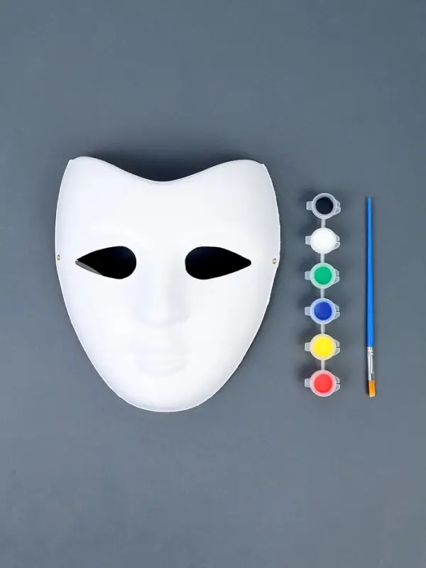 Маска под роспись "Карнавальная", с красками