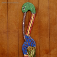 Панно настенное дерево "Аист цветной" 95х13х1 см МИКС Панно настенное дерево "Аист цветной" 95х13х1 см МИКС