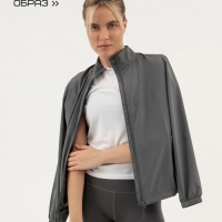 Ветровка женская Resport, р. 50, цвет серый, спортивная Ветровка женская Resport, р. 50, цвет серый, спортивная