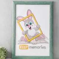 Фоторамка для фото 40х60 см "Luxe Elegance" пластик, морской, (пластик экран)