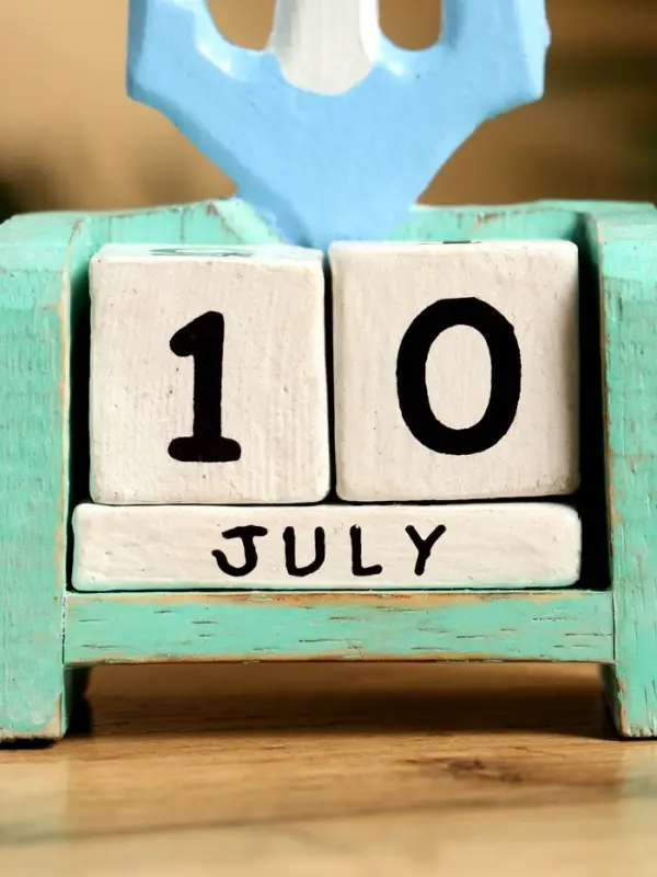 Календарь настольный &laquo;Якорь&raquo;, 7&times;4&times;10 см, дерево, бирюзово-голубой