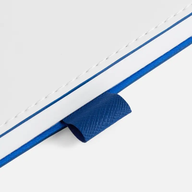 Ежедневник White Shall, недатированный, бело-синий