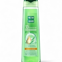Шампунь для волос Чистая линия с репейным маслом и про-кератин комплексом, 400 мл