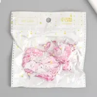 Шейкер для творчества PVC "Единорог" с глиттером 3,7х5,6 см