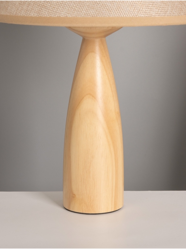 Лампа настольная BayerLux ЭКО "Тон" 1х40Вт Е27 коричневый 24х24х41,5см