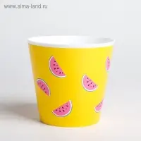 Набор кашпо для цветов 3 в 1 &laquo;Фрукты&raquo;, 0,8 л, 11 х 12 см