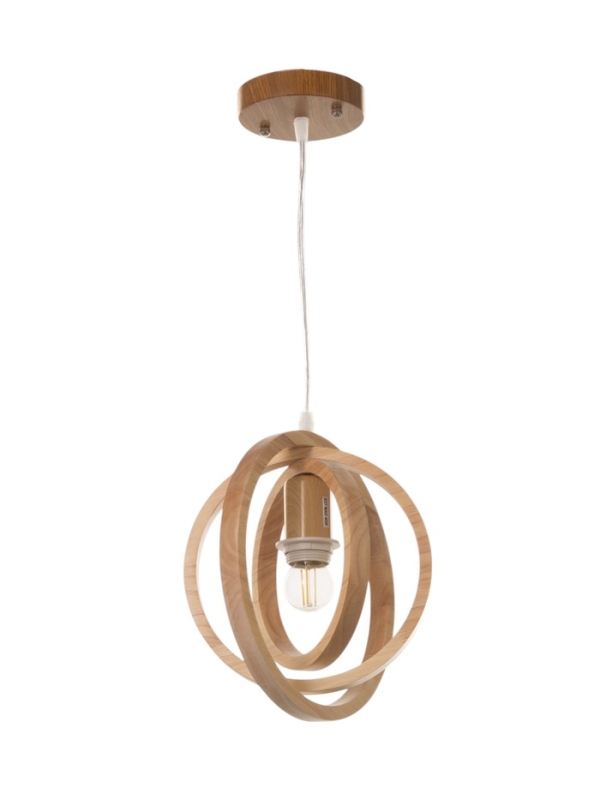 Светильник BayerLux ЭКО "Лика" 1х40Вт Е27 коричневый 25х25х100см