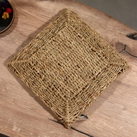 Корзина плетеная 31x31x5 см, сиграсс