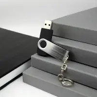 Флешка Twist, черная, 16 Гб