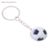 Брелок для ключей, спорт &laquo;Футбольный мяч&raquo;, 9,5 х 2,7 см