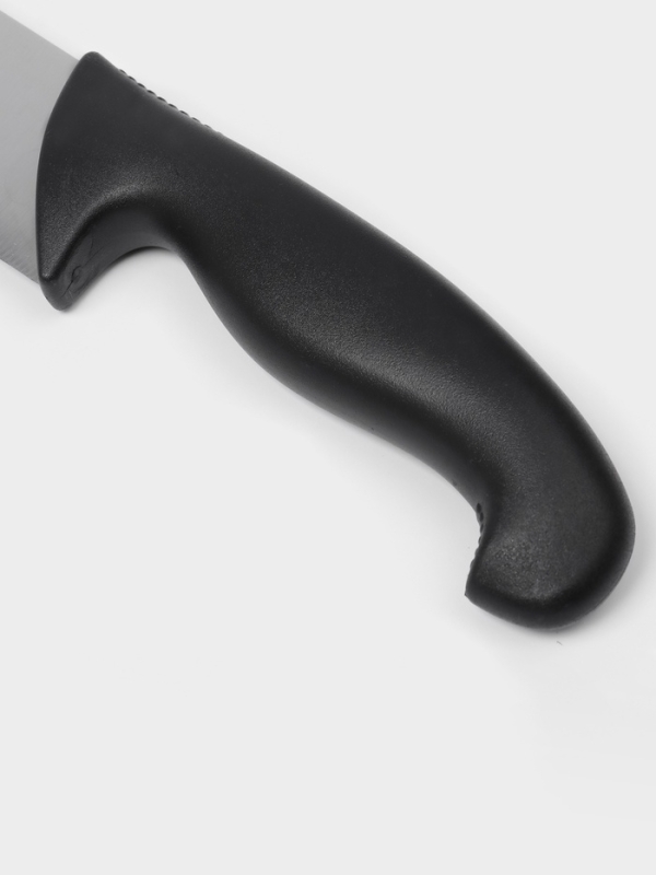 Шеф-нож, лезвие 19,5 см, черная ручка Шеф-нож, лезвие 19,5 см, черная ручка