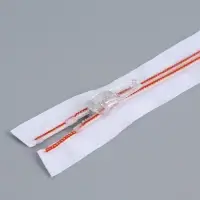 Молния &laquo;Спираль&raquo;, №5, разъёмная, замок автомат, 70 см, белая, розовая