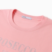 Футболка женская KAFTAN: Prosecco цв. розовый, р-р 44-46