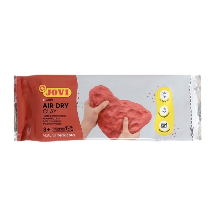 Масса для лепки JOVI, самозатвердевающая, полимерная, 500 г, терракота