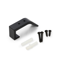 Крючок мебельный CAPPIO JACK, двухрожковый, цвет черный Крючок мебельный CAPPIO JACK, двухрожковый, цвет черный