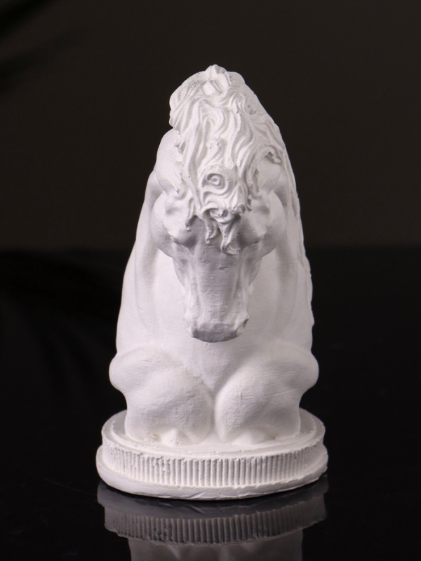 Фигура "Конь " 9х6 см,натуральный