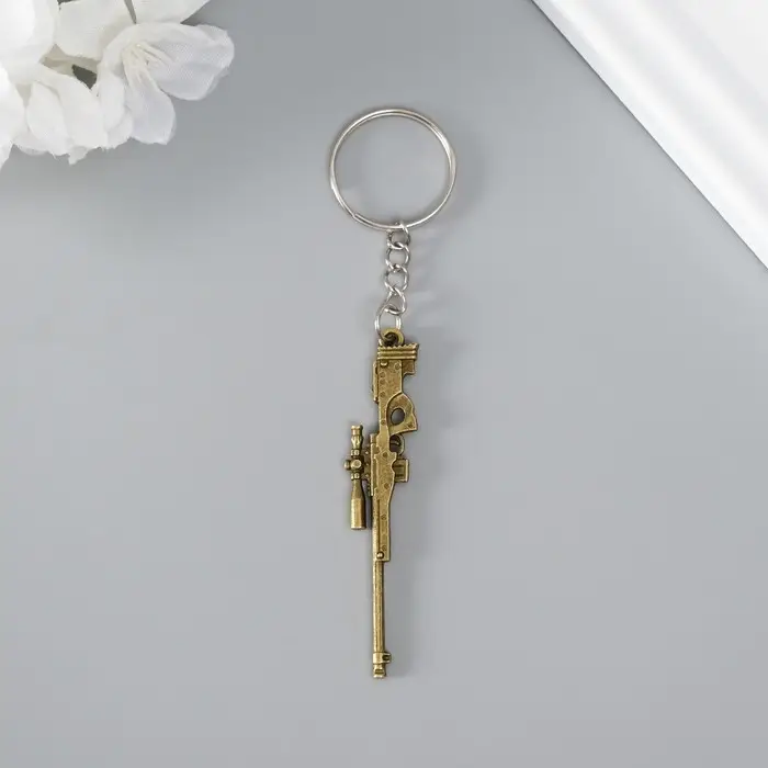 Металлический брелок для ключей на кольце &laquo;Оружие&raquo;, МИКС