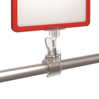 Держатель пластиковой рамки универсальный, 5,5&times;5&times;12 см, цвет прозрачный