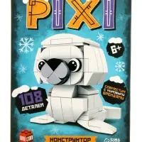 UNICON Конструктор "Pixi", тюлень, 108 деталей