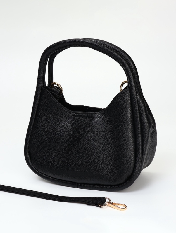 Сумка женская тоут на молнии, цвет чёрный