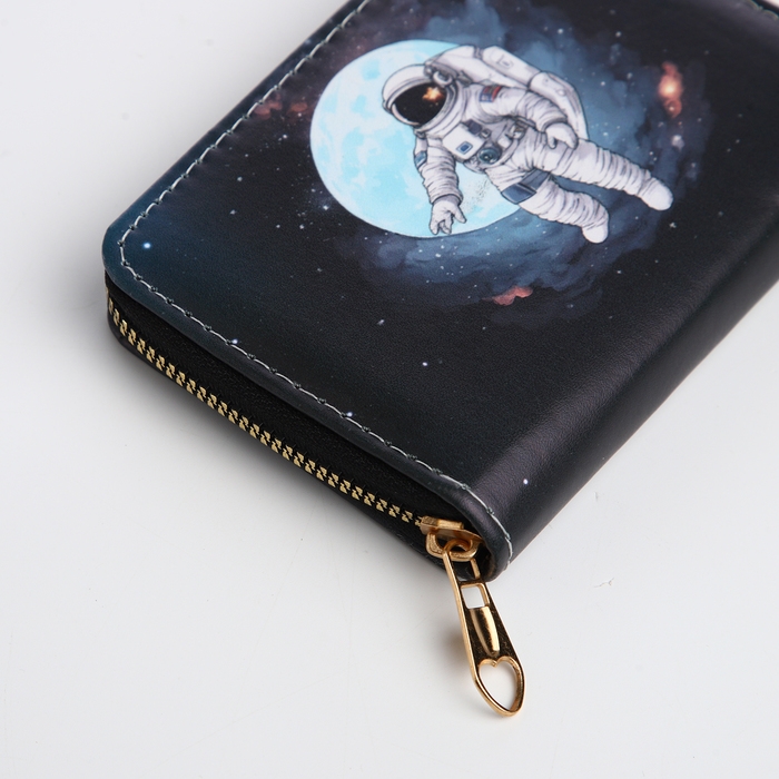 Кошелёк детский на молнии «Выбражулька», цвет тёмно-синий Кошелёк детский на молнии «Выбражулька», цвет тёмно-синий