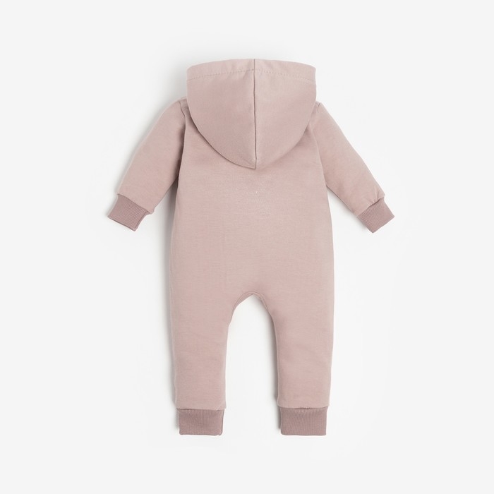 Комбинезон с капюшоном Крошка Я «Киса», рост 74-80 см, цвет лиловый Комбинезон с капюшоном Крошка Я «Киса», рост 74-80 см, цвет лиловый