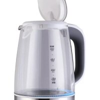 Чайник HYK-G8880 2л. 2200Вт серый серебристый