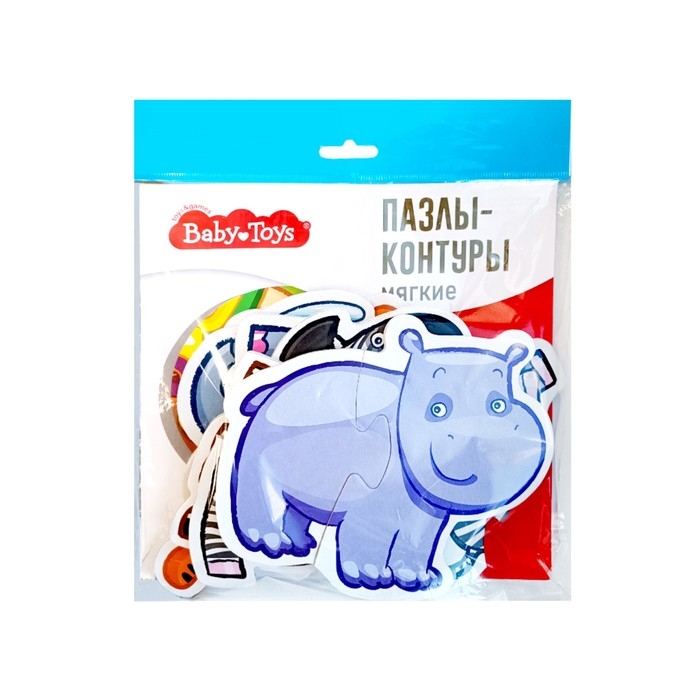 Пазлы-контурные «Африканские животные», мягкий Пазлы-контурные «Африканские животные», мягкий