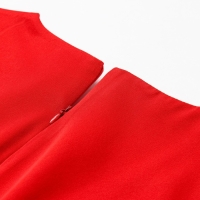 Платье женское MINAKU: Silk pleasure цвет красный , размер 48