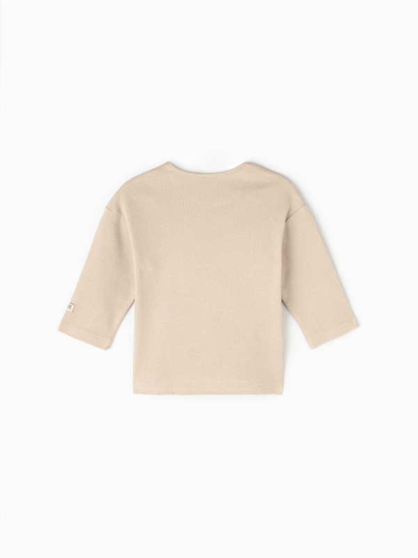 Лонгслив для мальчика MINAKU, цвет бежевый, рост 98 см Лонгслив для мальчика MINAKU, цвет бежевый, рост 98 см