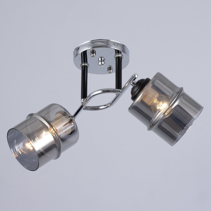 Люстра "Эрион" 2хЕ27 40Вт хром 48х26 см