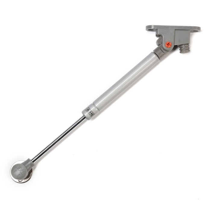 Газлифт 60N CAPPIO, доводчик, бесшумное открывание/закрывание, серый, 2 шт.